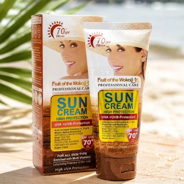 کرم ضد آفتاب ووکالی SPF 70 Wokali