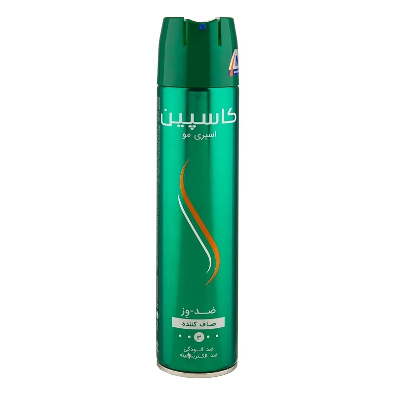 تافت کاسپین ضد وز و صاف کننده مو شماره 3 Caspian Hair Spray Anti-Frizz