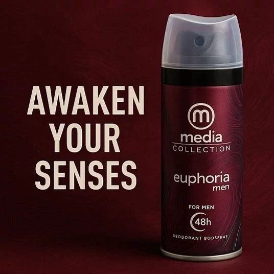 اسپری بدن مردانه مدیا مدل euphoria حجم200میل