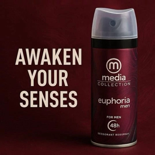 اسپری بدن مردانه مدیا مدل euphoria حجم200میل