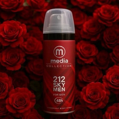 اسپری بدن مردانه مدیا مدل 212 sky men