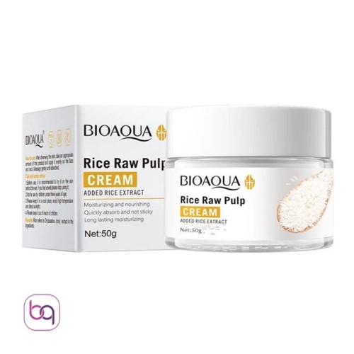 کرم مرطوب کننده صورت بیوآکوا مدل Rice Raw